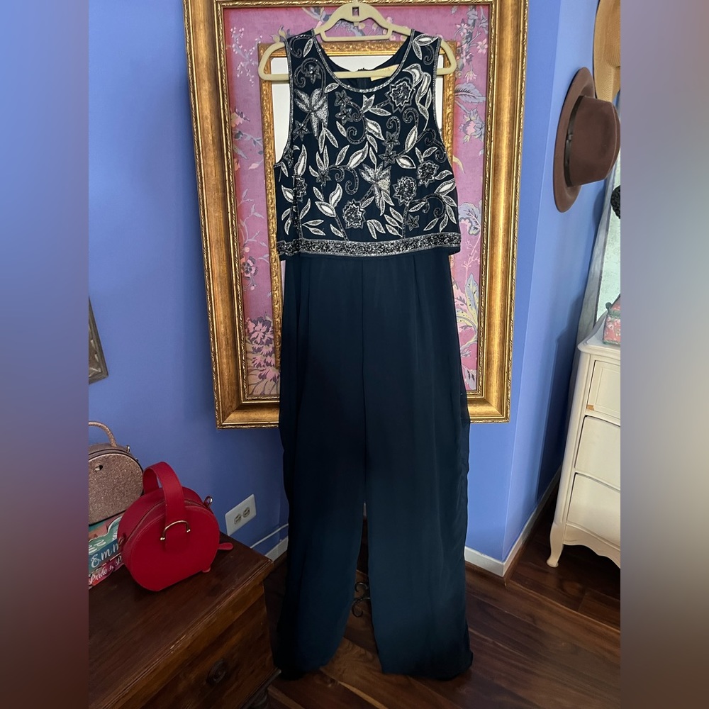 Beaded Formal Jumpsuit